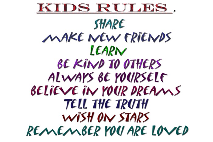 kids rules