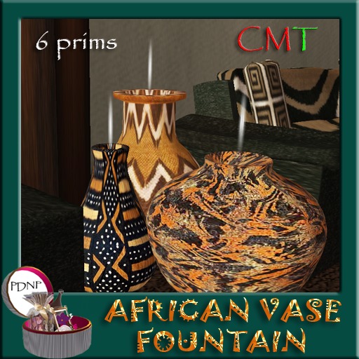PDN: AFRICAN VASE FOUNTAIN BOXED