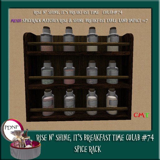 PDN: Colab Kit 74 Rise N Shine - Spice Rack boxed