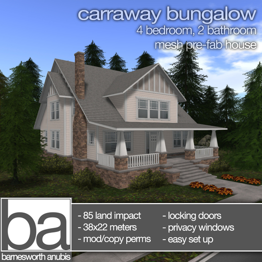 [ba] carraway bungalow - packaged