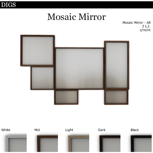 DIGS - Mosaic Mirror - All [MESH] (Boxed)