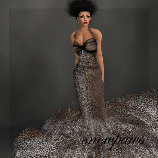 Snowpaws - Felin Leopard Gown