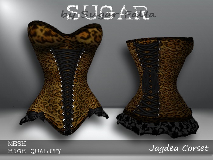 SUGAR Jagdea Corset LEOPARD Boxed