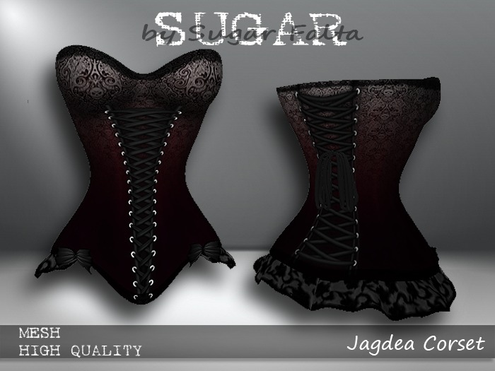 SUGAR Jagdea Corset SKULLY GRIMLEY Boxed