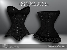 SUGAR Jagdea Corset SPARKLED NOIR Boxed