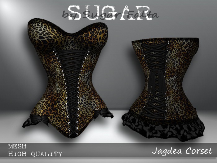 SUGAR Jagdea Corset CHEETAH Boxed