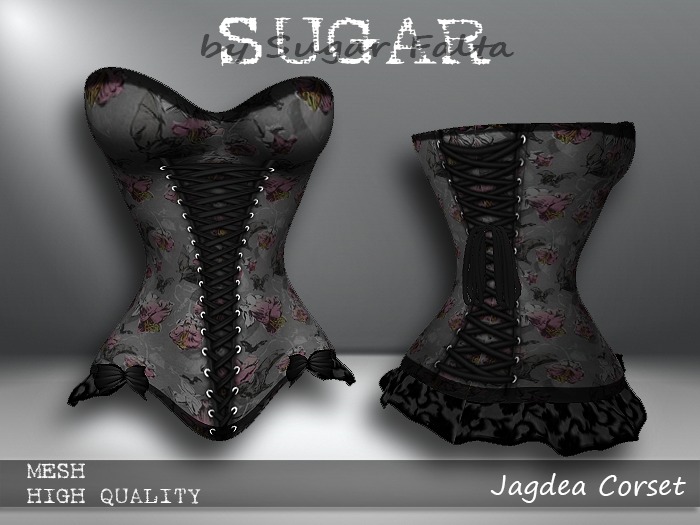 SUGAR Jagdea Corset FLORA BATS Boxed