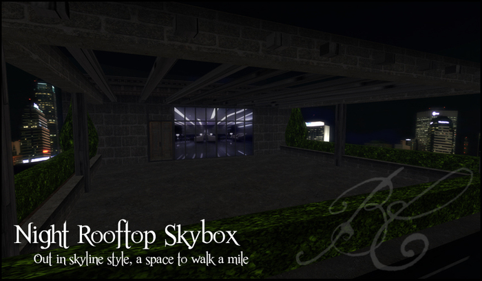Black Catter - Night Rooftop Skybox Demo