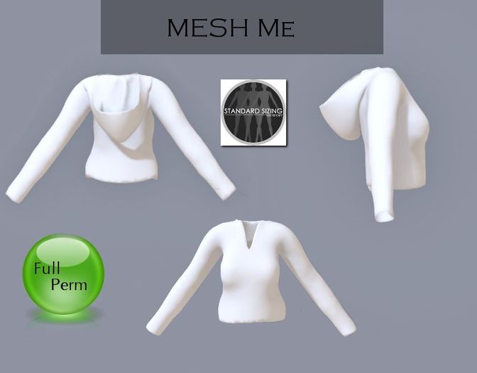Mesh Me- Mesh Hoodie Full Perm