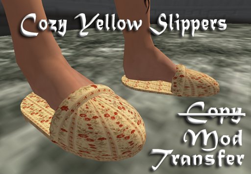 Cozy Yellow Slippers