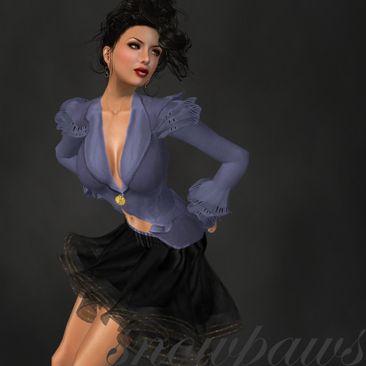 Snowpaws - Scallop Suit - Violet