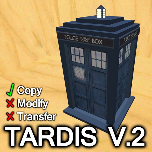 Doctor Who TARDIS Decoration V.2