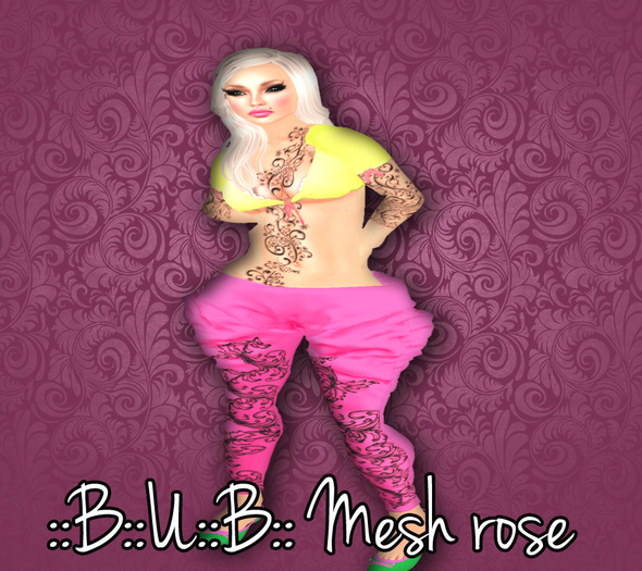 ::B::U::B::  Mesh rose
