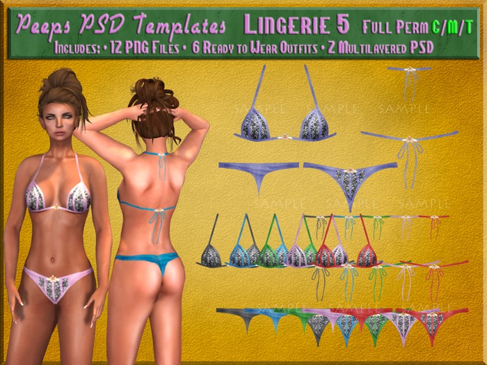 Peeps PSD Templates Lingerie 5