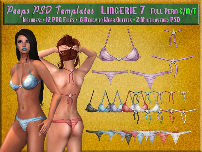 Peeps PSD Templates Lingerie 7