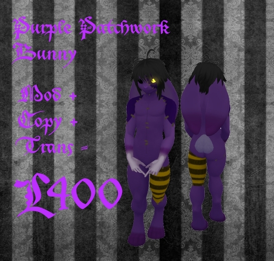 Purple Patchwork bunny for Bifrost(boxed)