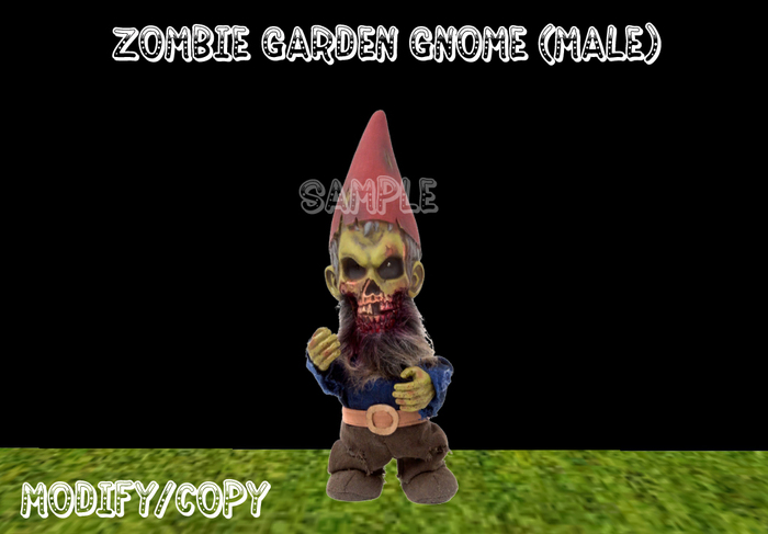 Zombie Garden Gnome (Male)