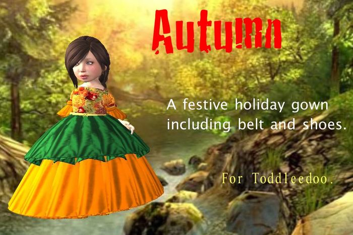 *Royal Ragamuffins* Autumn Dress for TD