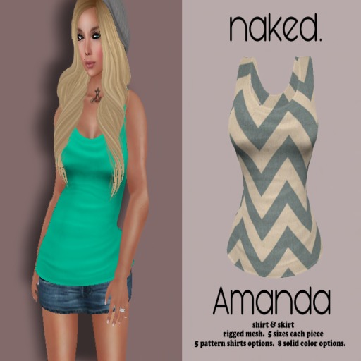 Naked - Amanda Outfit - FAT PACK