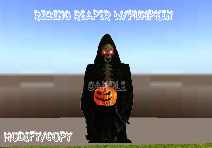 Rising Reaper w/Pumpkin (Flexi)