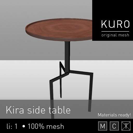 Kuro - Kira side table