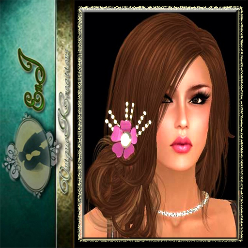 flower gem stone pink