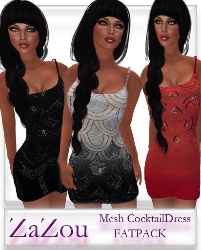 ZaZou Mesh CocktailDress Fatpack Demo