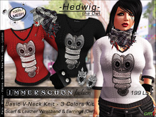 Immerschoen-BodyCult MESH Shirts Hedwig the Owl 3 Colors Kit.