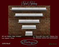 Sleek Shelving - Freebie! - Full Permission Mesh - Low Impact