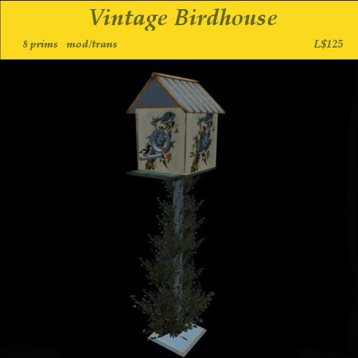* LOTTIE Vintage Birdhouse (boxed)