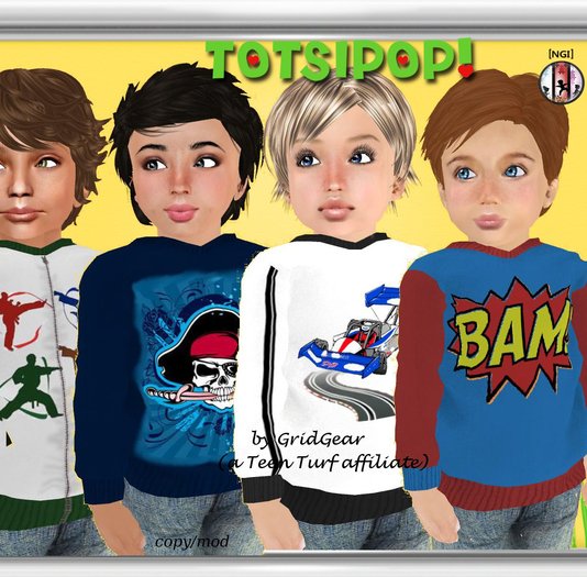 TOTSIPOP! Another Variety Shirt Child Mesh Clothing Set