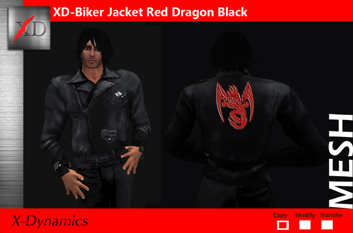 XD Biker Jacket -Dark Evil-Black 1.1