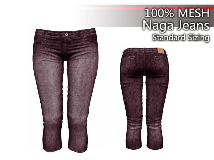 ★★100% Mesh Rigged★★Naga Jeans ap1