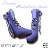 Full Mesh Lavender Purple Boots