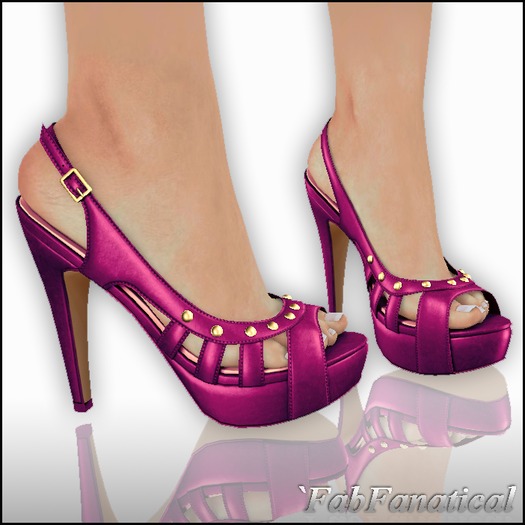 `FabFanatical  ~Mesh Sandals Pink