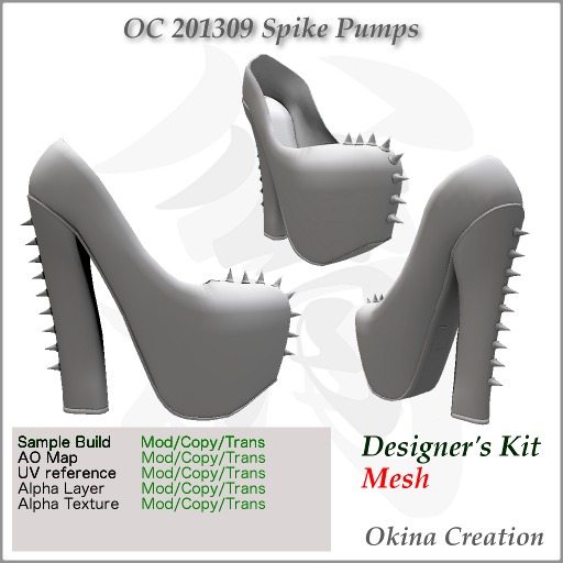 Designers kit OC 201309 Pumps (D-kit)