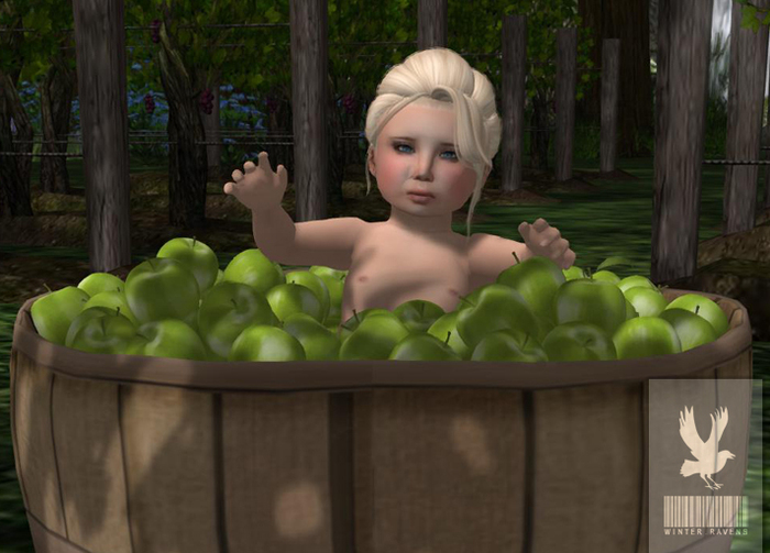 Winter Ravens : Apple Baby! Green