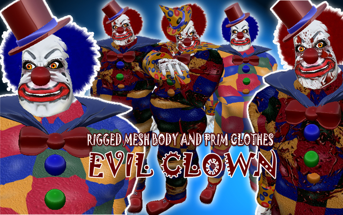****EVIL CLOWN [MESH BODY ]
