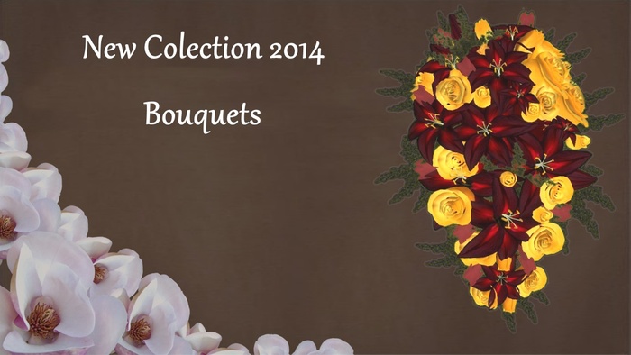 BOUQUET WEDDING WONDER RED AND ORANGE