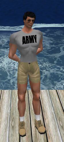 Gray Army T-Shirt