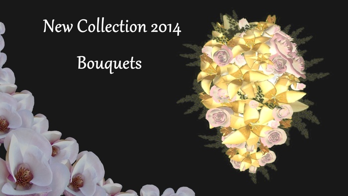 BOUQUET WEDDING WONDER GOLD IN PINK