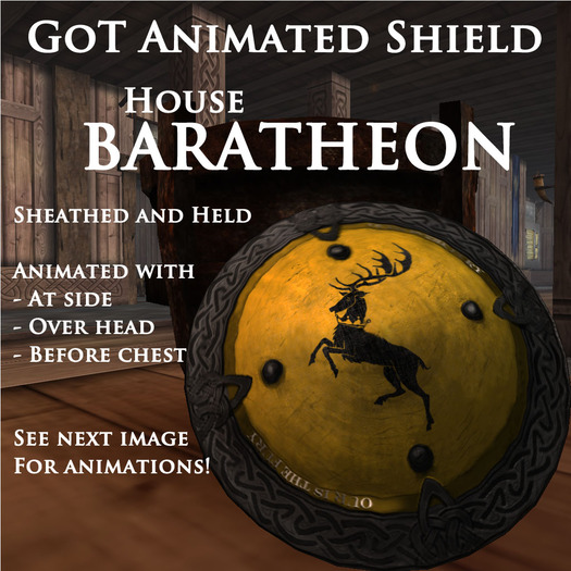 Goat On a Trampoline -GOT- Animated Shield, BARATHEON