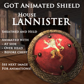 Goat On a Trampoline -GOT- Animated Shield, LANNISTER
