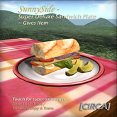 [CIRCA] Pkg - "SunnySide" Super Dexluxe Sandwich Plate (Giver)