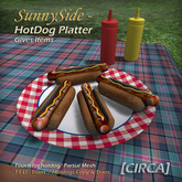 [CIRCA] Pkg - "SunnySide" Hotdog Platter - Giver
