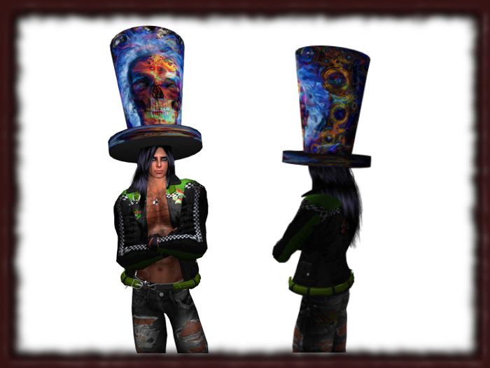 Psychedelic Male Top Hat