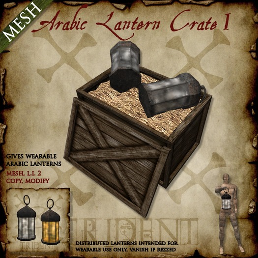 Arabic Lantern Crate I 