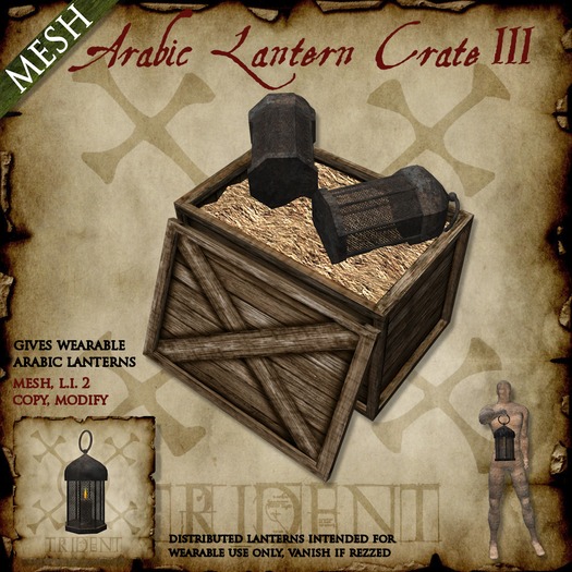 Trident Arabic Lantern Crate III [Box]