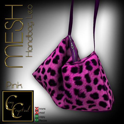 CCD MESH Handbag Leo Pink