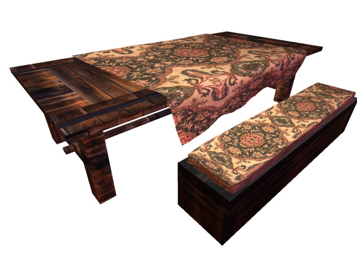 Inn table & benchs
